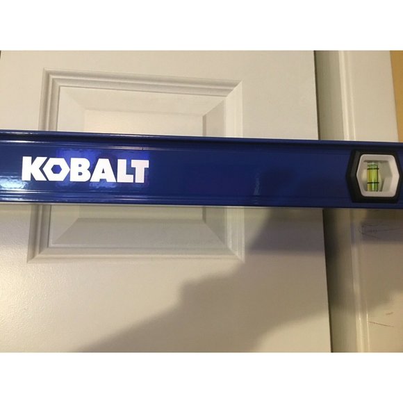 New Kobalt 48” I-Beam Level  High Grade Aluminum Box Beam  Anti Shock End‎ Caps - Picture 3 of 6